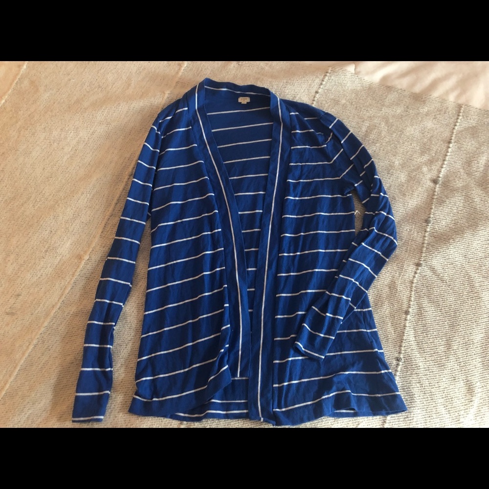 J.Crew Striped Cardigan